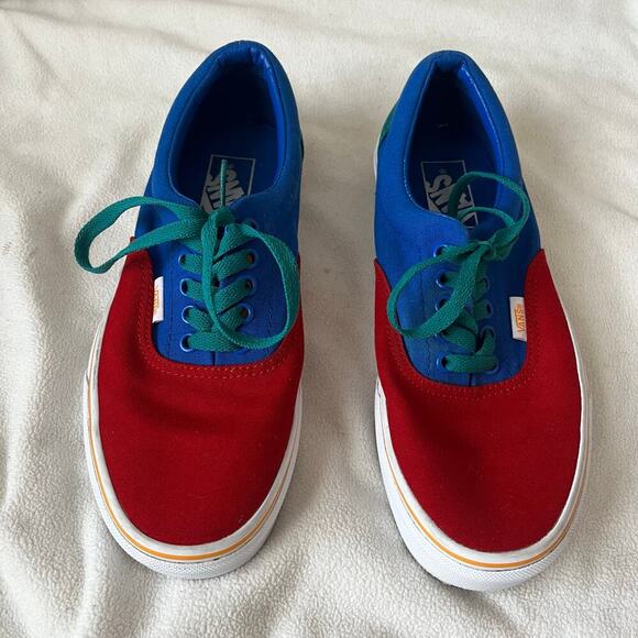 Vans Authentic Primary Color Lace Up Sneaker Tennis Shoe Mens 6.5/ Womens 8 - Picture 3 of 6